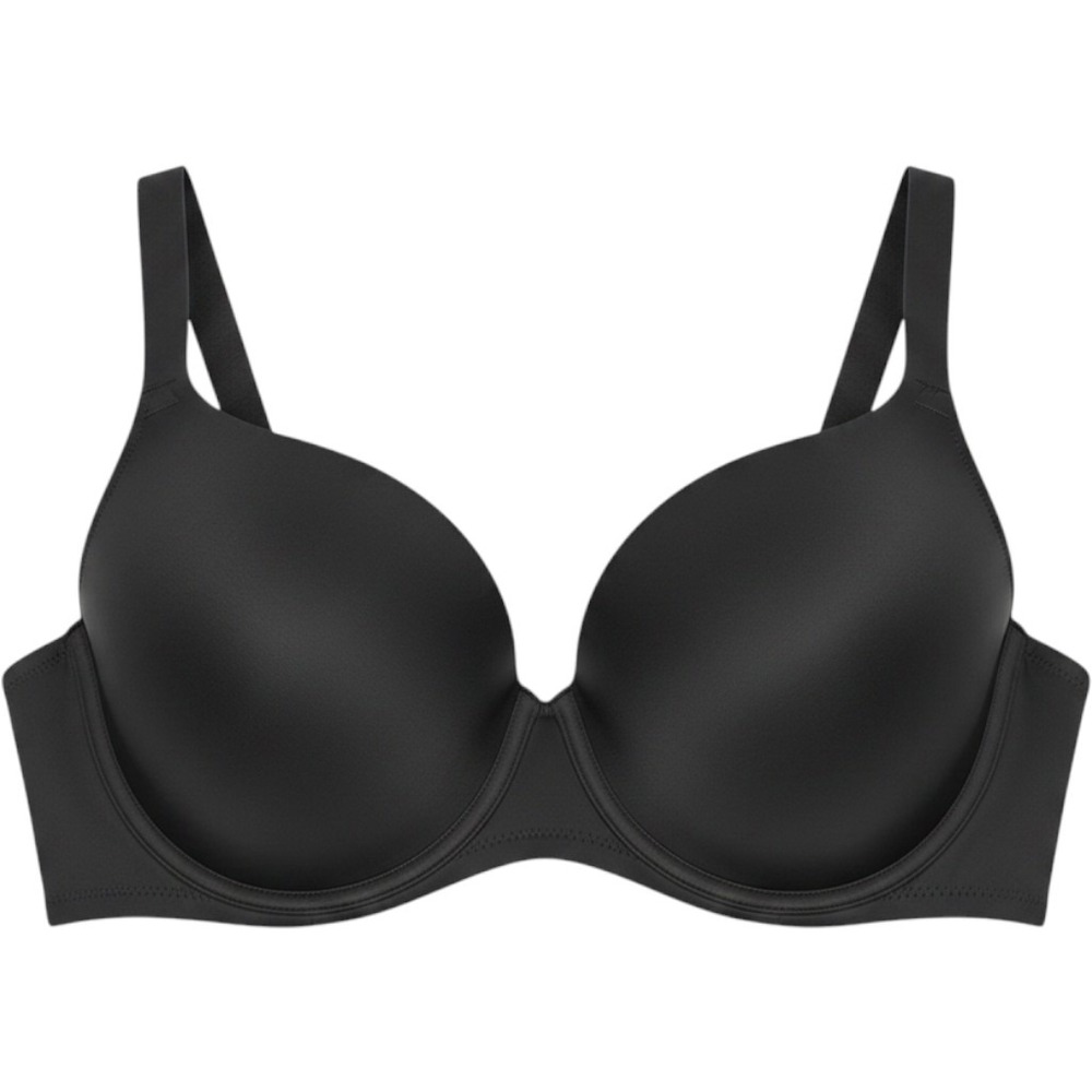 Soma Stunning‎ Support Smooth Full Coverage Bra Womens 44DD Black Good Underwire